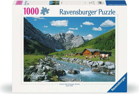 Jigsaw Puzzle Austrian Mountains - 1000 Pieces Puzzle