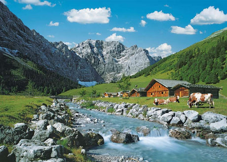 Jigsaw Puzzle Austrian Mountains - 1000 Pieces Puzzle