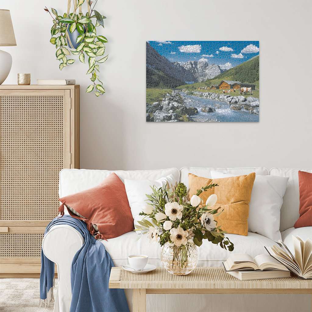 Jigsaw Puzzle Austrian Mountains - 1000 Pieces Puzzle