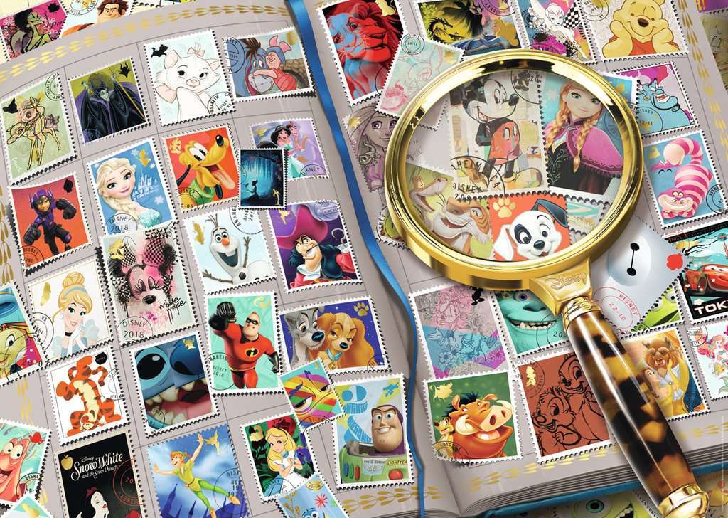 Disney Stamp Album 1000 pc Puzzle