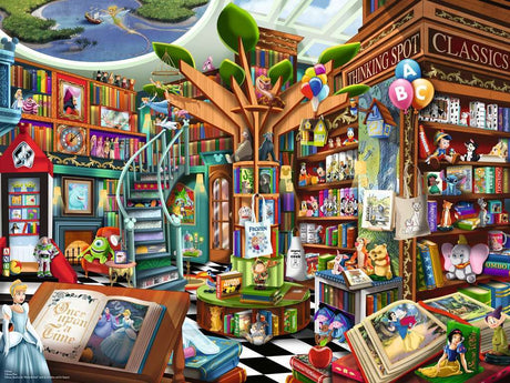 Magical Disney Bookshop 1500 Pc Puzzle