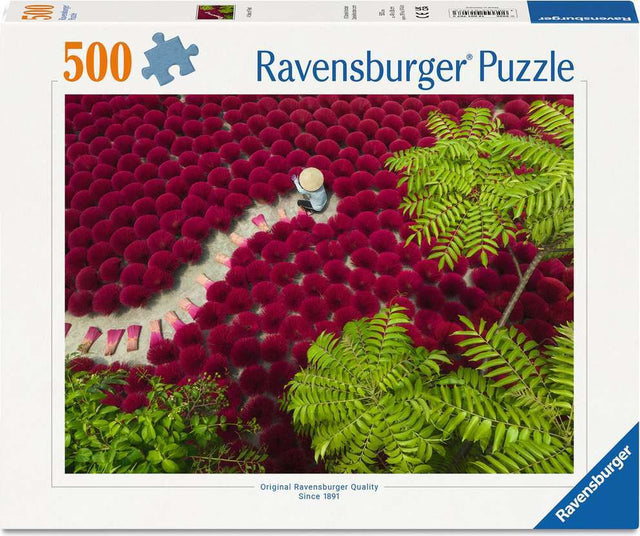 A Sea of Red 500 Pc Puzzle