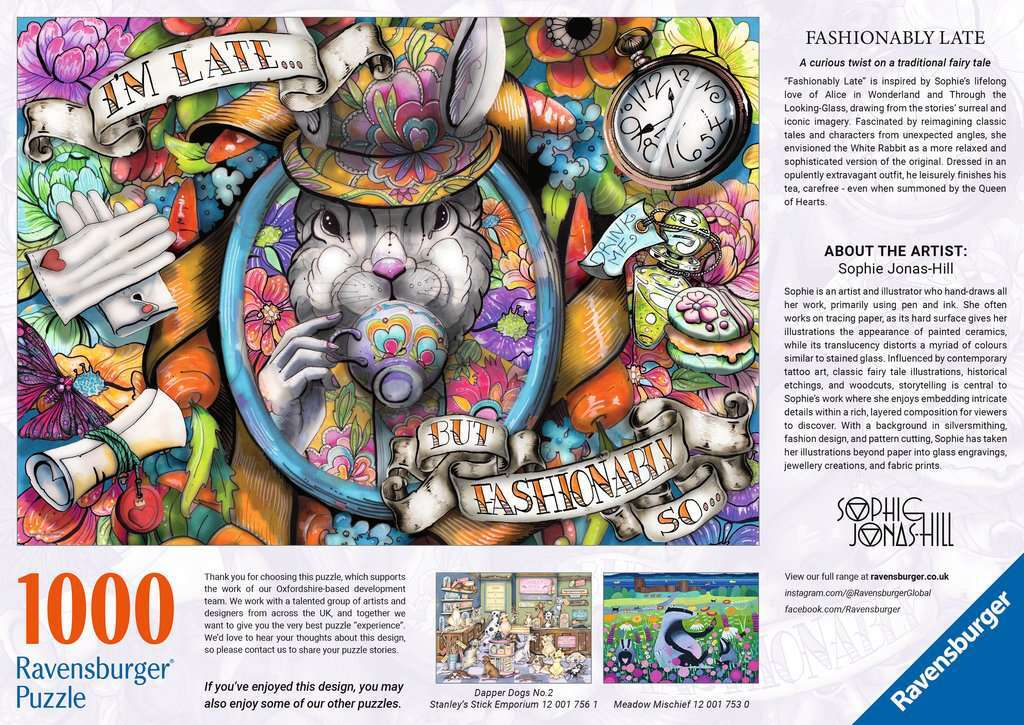 Fashionably Late 1000 Pc Puzzle