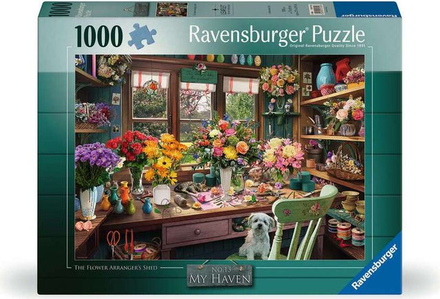 Flower Arranger's Shed 1000 Pc Puzzle