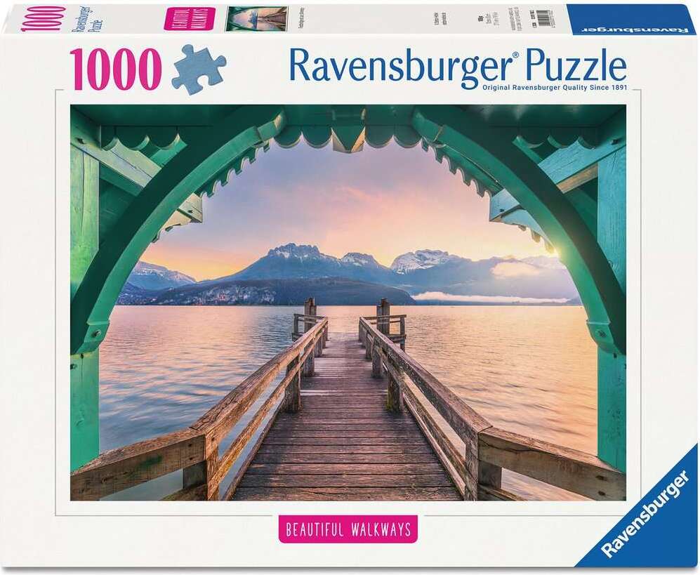 Footbridge at Lac d'Annecy 1000 Pc