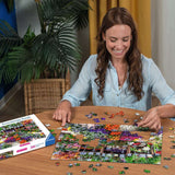 Flower Market, France 500 Pc Puzzle