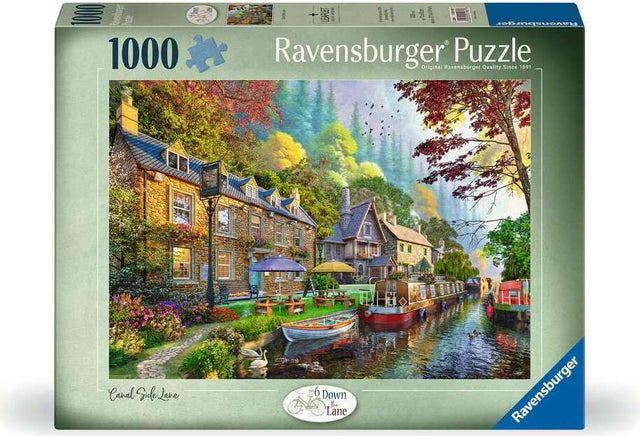 Down Lane No 6: Canal Side Lane 1000 Pc puzzle