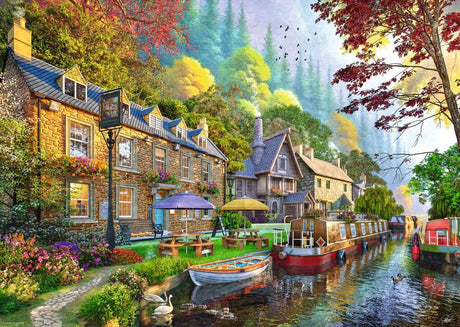 Down Lane No 6: Canal Side Lane 1000 Pc puzzle
