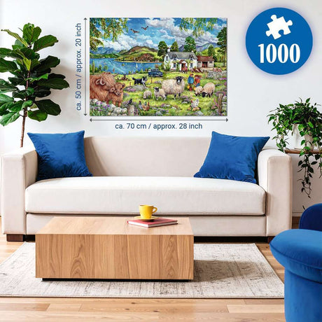 Country Farm 1000 Pc Puzzle