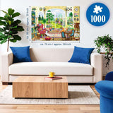 Summer Garden Parlour 1000 Pc Puzzle