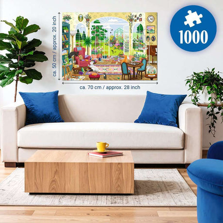 Summer Garden Parlour 1000 Pc Puzzle