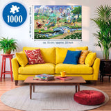 Pokémon Eevee and Park 1000 Pc Puzzle