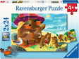 Children’s Jigsaw Puzzle Bear Family Vacations - 24 Pieces Puzzle