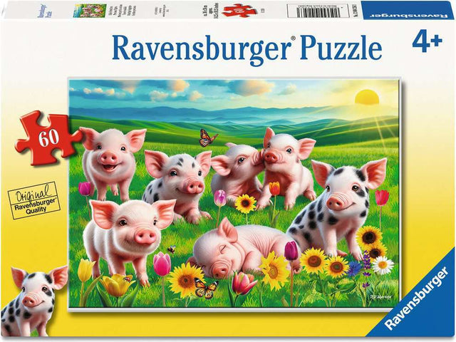 Precious Piglets 60 Pc Puzzle