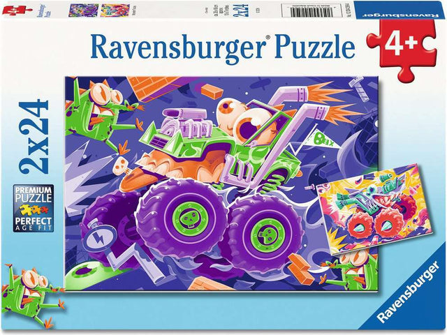 Monster Trucks 2x24pc Puzzles