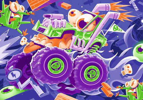 Monster Trucks 2x24pc Puzzles