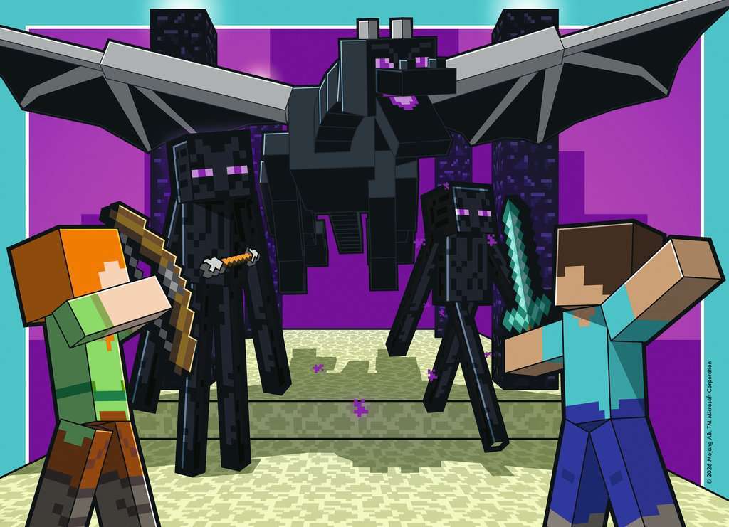 Minecraft 4x100 Pc XXL Puzzle