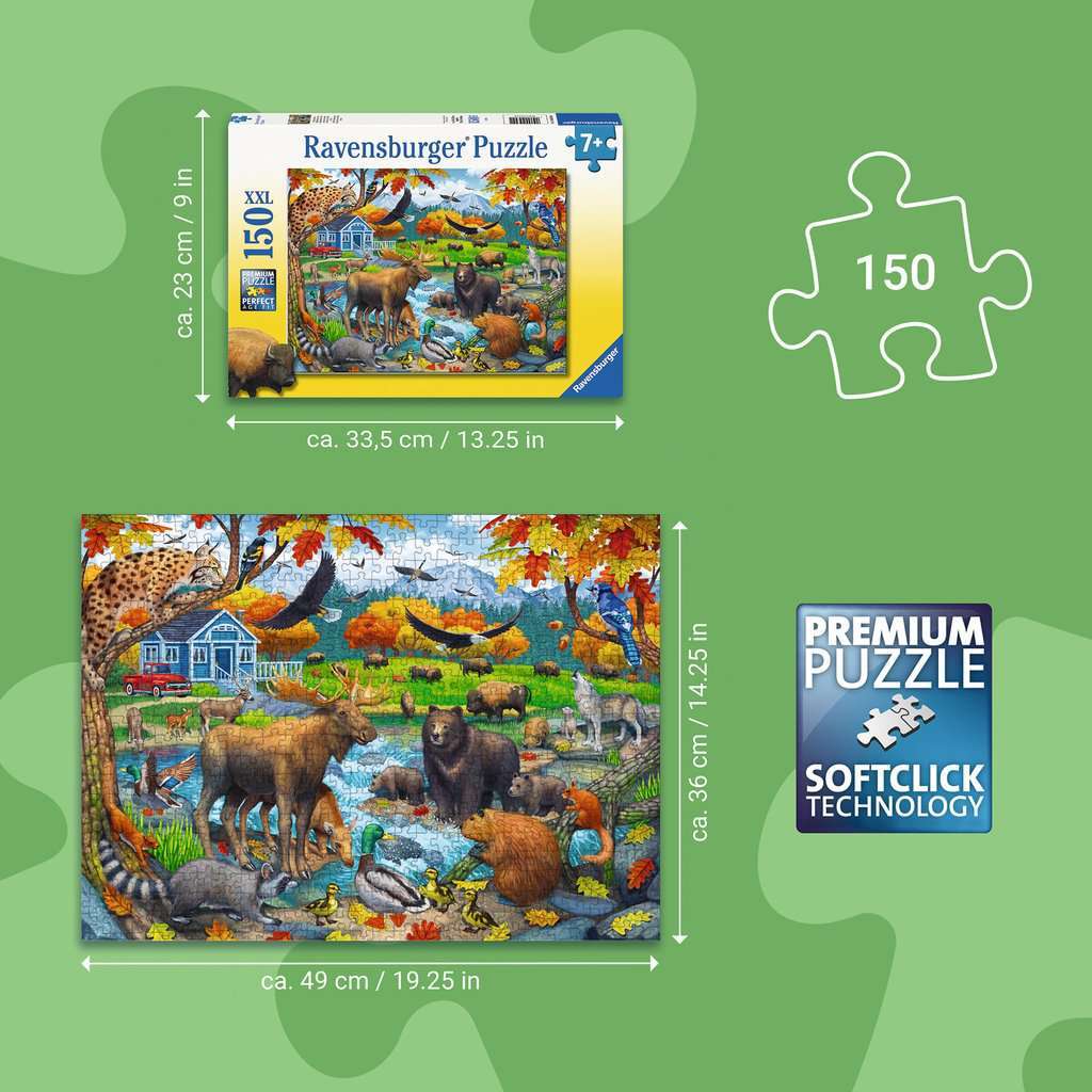 Wildlife Gathering 150 Pc XXL Puzzle