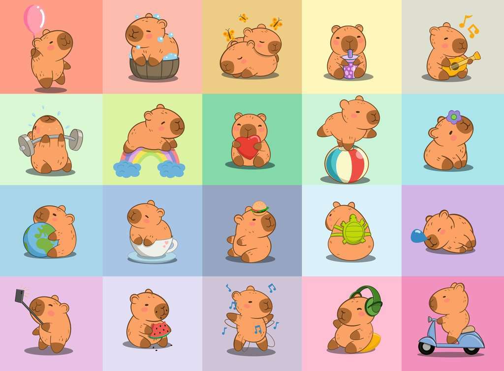 Capybara 100 Pc XXL Puzzle