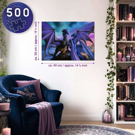 Romantasy Iron Flame 500 Pc Puzzle