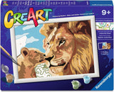 Lion and Baby Puzzle (Painting products)