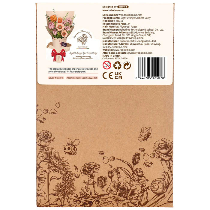 Light Orange Gerber Daisy