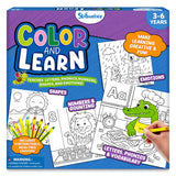 Color and Learn Letters, Phonics, Numbers, Shapes and Emotions