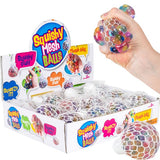 Rainbow 2.5in Mesh Bead Ball