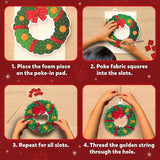 Poke In Art DIY Christmas Decor