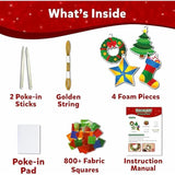 Poke In Art DIY Christmas Decor