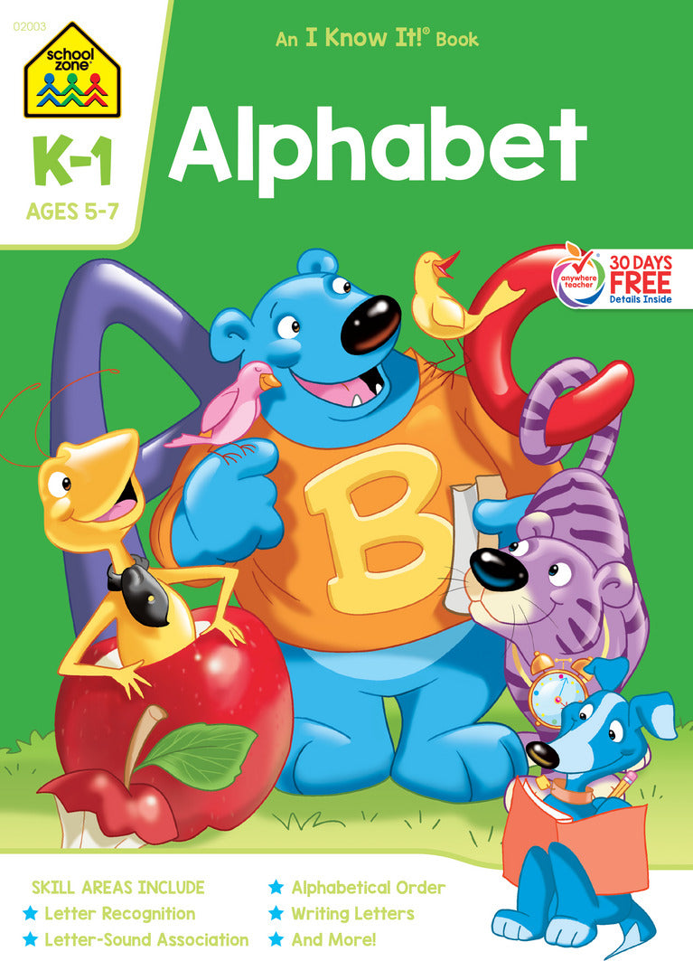 Alphabet Grades K-1 Workbook