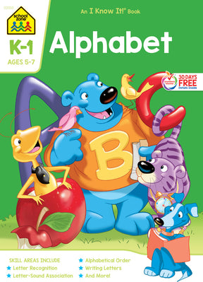 Alphabet Grades K-1 Workbook