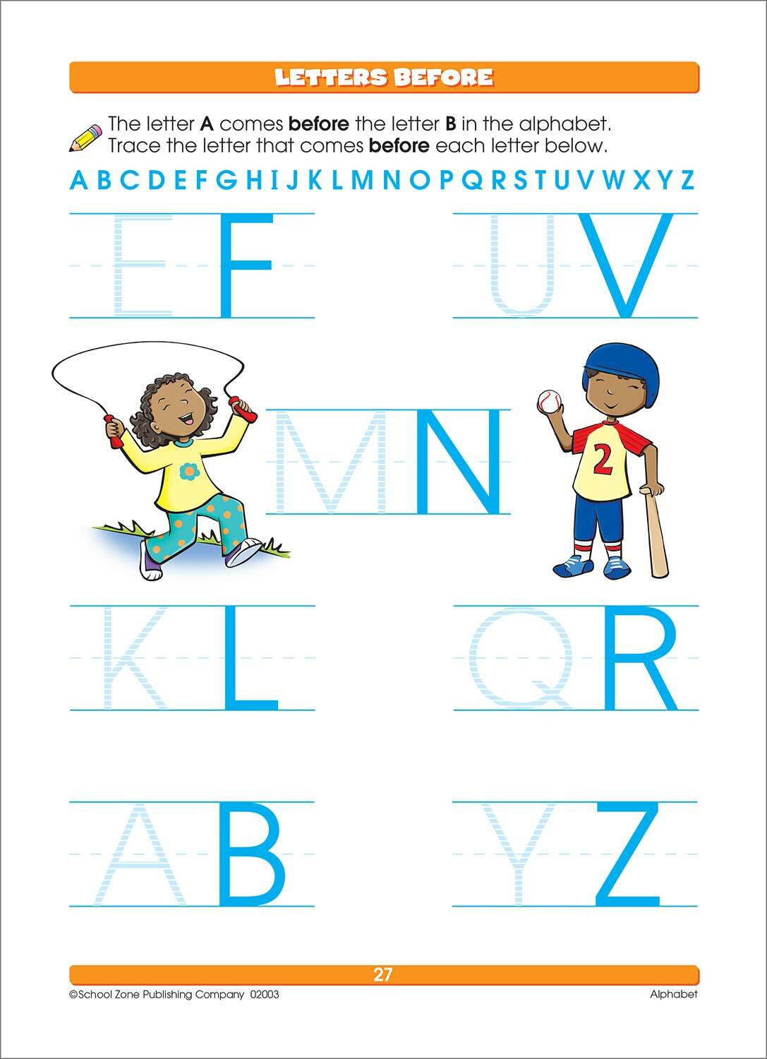 Alphabet Grades K-1 Workbook