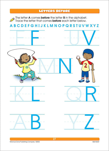 Alphabet Grades K-1 Workbook