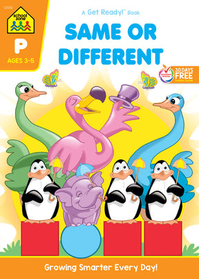 Same or Different Preschool Workbook