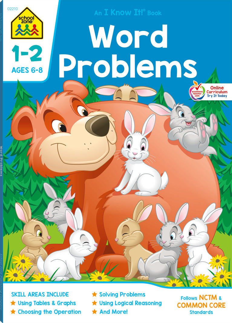 Word Problems Grades 1-2 Workbook