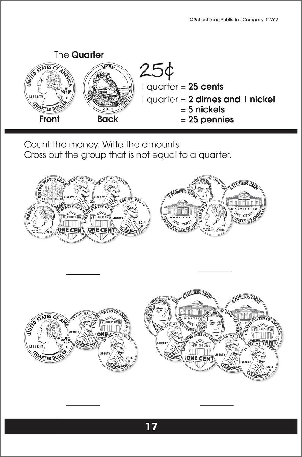 Get Ready To Count Money Grades 1-2 Workbook