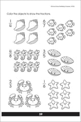 Make Fractions Grades 1-2 Workbook