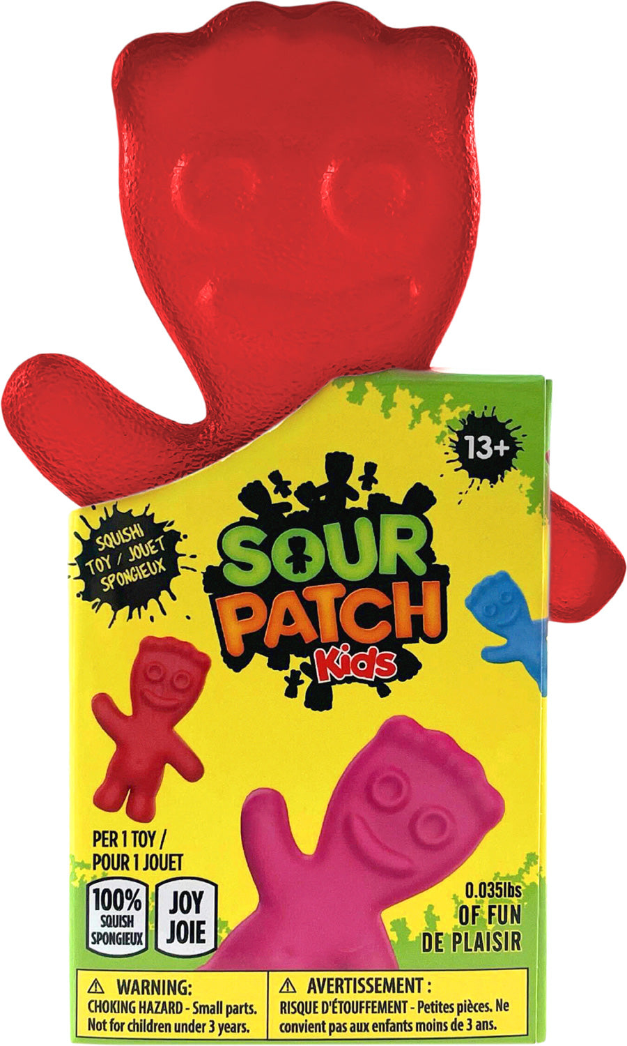 SOUR PATCH Kids 人形型ストレージバスケット Sour Patch Kids Squishi Toy - Toy Box Michigan
