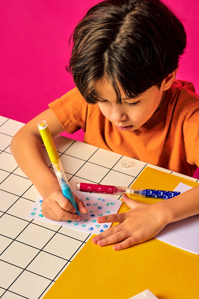 OOLY x PEANUTS Double-Ended Brush & Stamp Markers