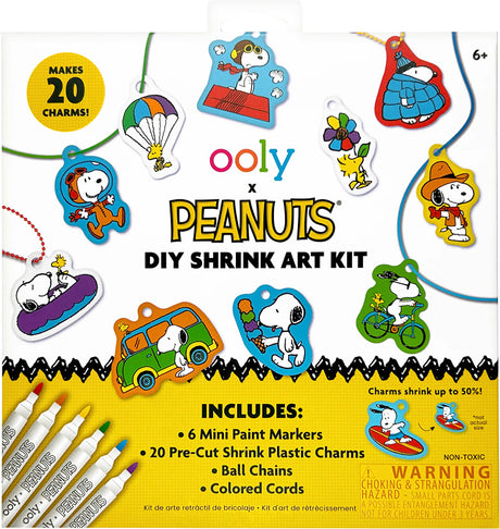 OOLY x PEANUTS DIY Shrink Art Kit