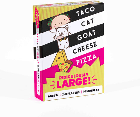 Ridiculously Large! Taco Cat Goat Cheese Pizza Card Game