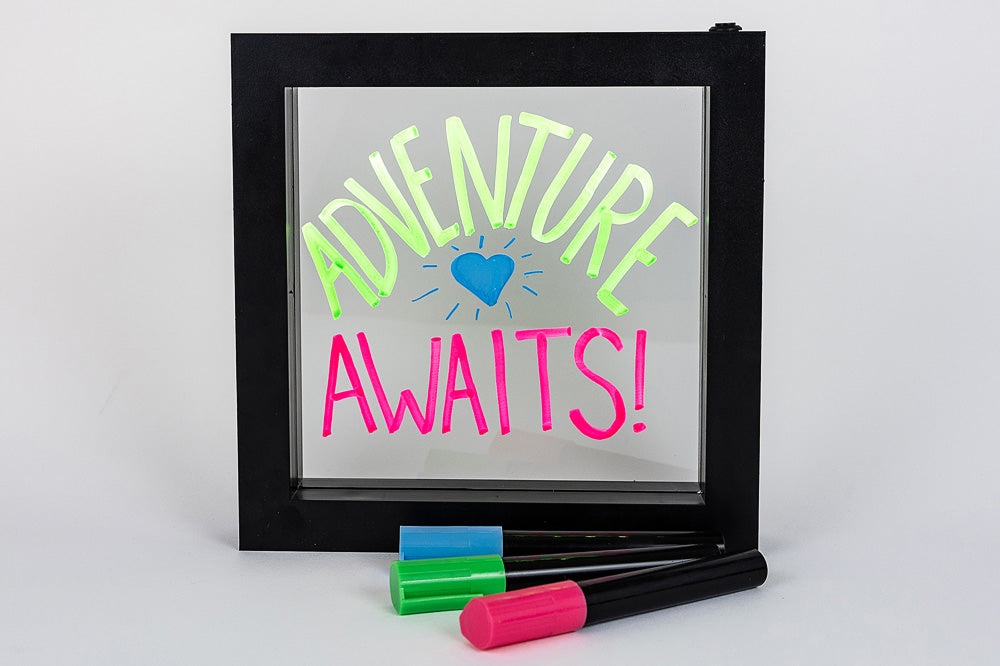 Light Up Neon Effect Message Frame