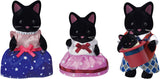 Calico Critters Midnight Cat Family