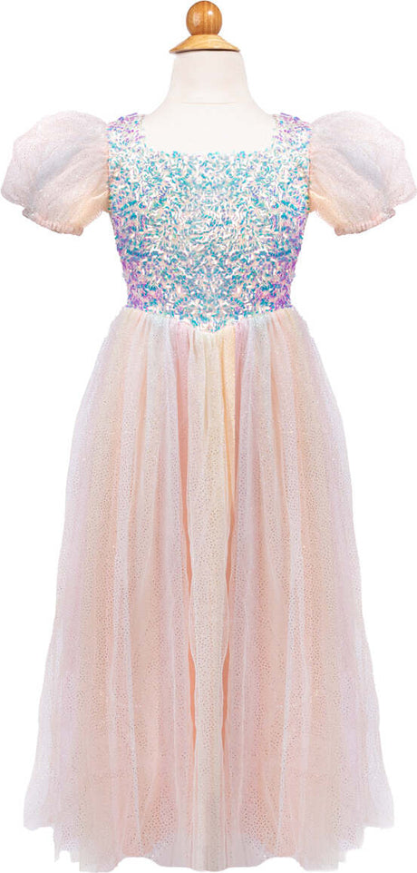 Rainbow Sherbert Sparkle Dress, Size 5/6