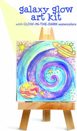 Tiny Easel Galaxy Glow Art Kit