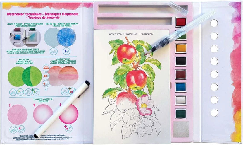 Watercolor Journal Forest Flora