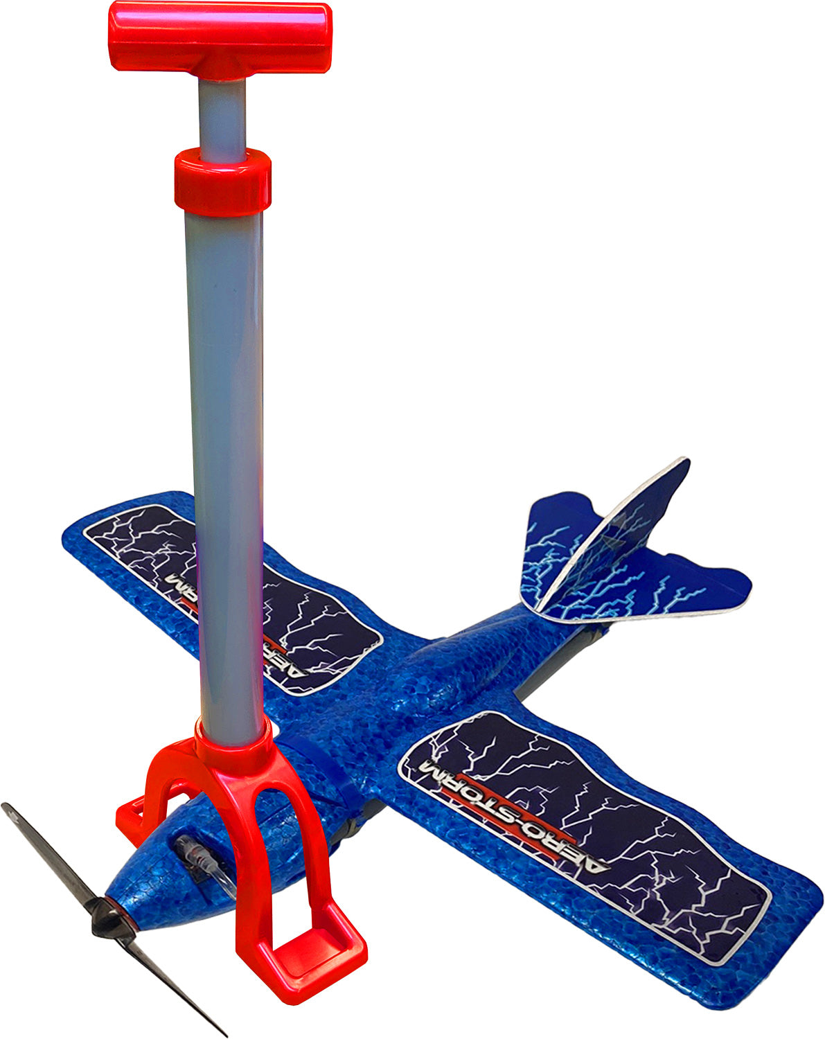 Aero-Storm Aerobatic Stunt Plane - Blue - Toy Box Michigan