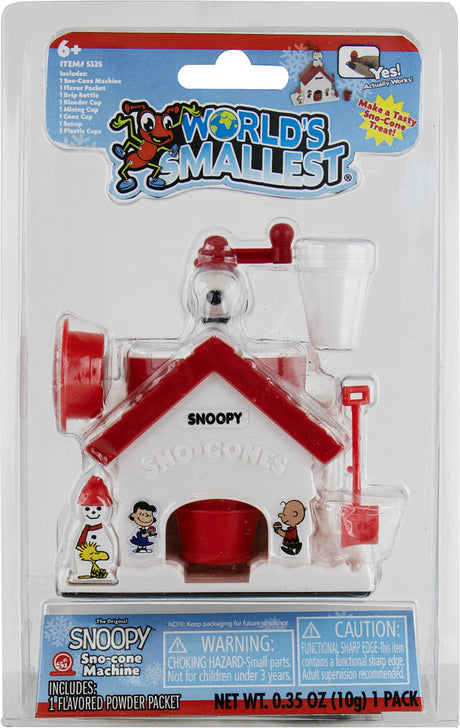 World's Smallest Snoopy Sno-Cone Machine