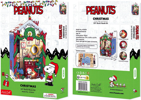 Peanuts Christmas DIY Book Nook Kit